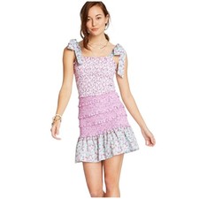 LoveShackFancy + Target Adeline Dress NWOT 3X Ruffle Floral Sleeveless Mini