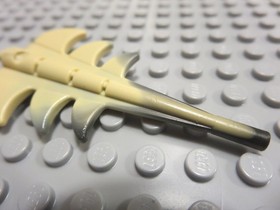 Lego Dragon Tail Barbed Marbled Black Pattern #1 51874pb01 Harry Potter 4767