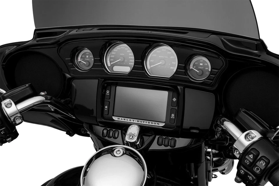 For Harley-Davidson Street Glide 14-21 Kuryakyn Gloss Black Switch Panel Accent - Image 2 of 2