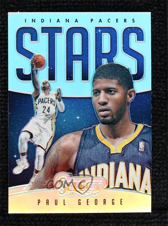 2013-14 Panini Select Stars Silver Prizm Paul George #9 h8k