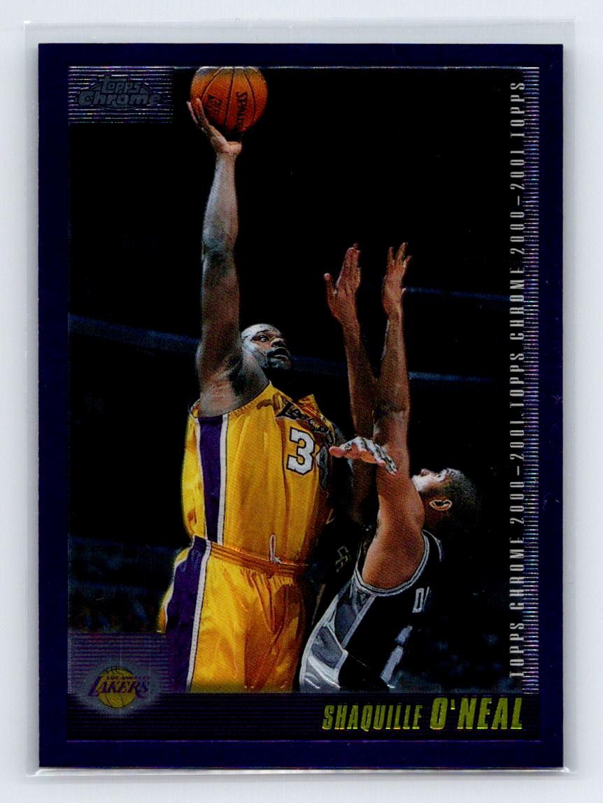 2000-01 Topps Chrome #8 Shaquille O'Neal
