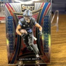 2024 Panini Select #25 Amon-Ra St. Brown Turbocharged