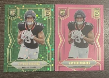 JAYDEN HIGGINS 2025 ELITE RC’s 134 GREEN DISCO & PINK VARIATIONS TEXANS!