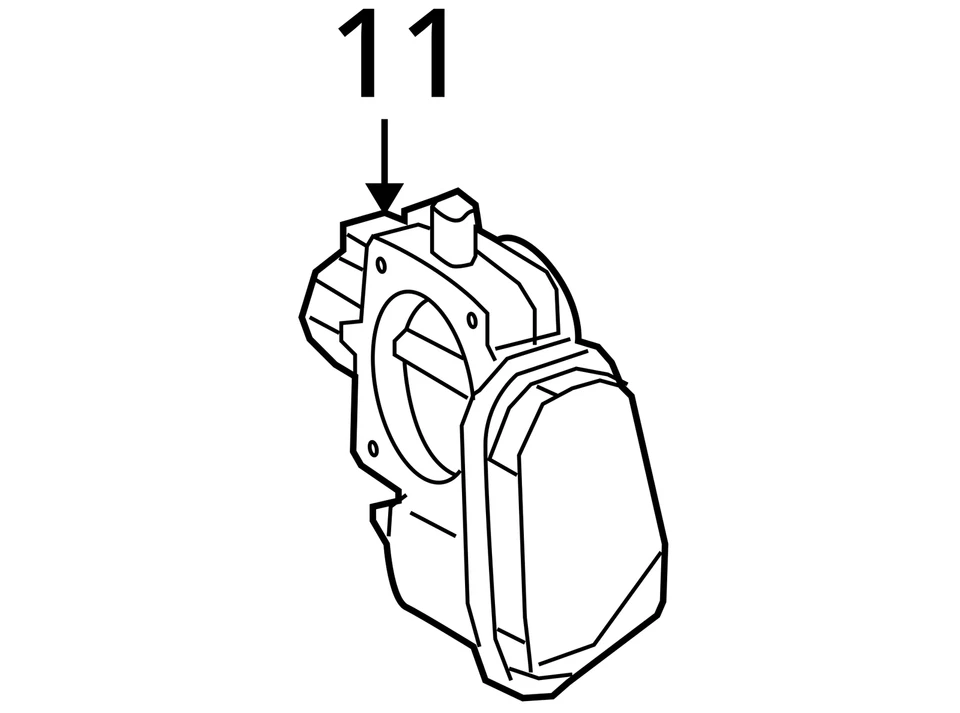 Mercedes-Benz GLK350 2010-2012 carrocería del acelerador OZLY Foto 4 de 4