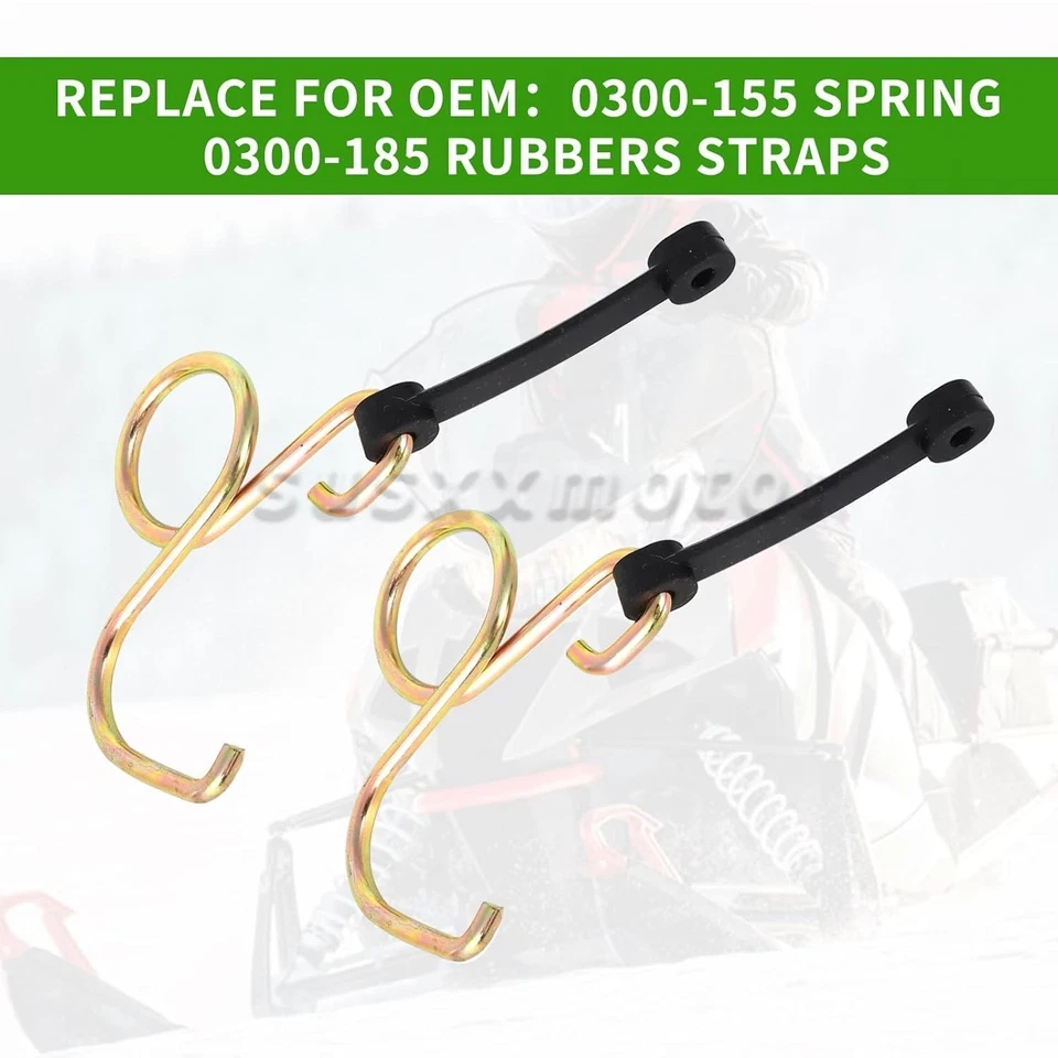 Pair For Arctic Cat Kitty Cat Snowmobile Latch Hood Hold Downs 0300-155 0300-185 - Image 4 of 4