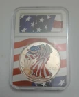 U.S. Mint American Eagle 1999 1 oz Silver Coin Colorized 0.999 Uncertified