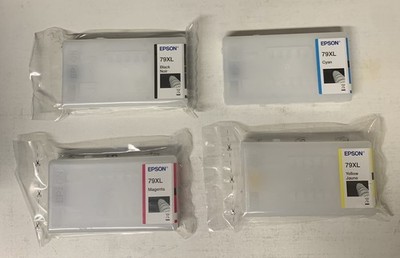 4 x Origin Epson 79XL T7901-T7904 SET KCMY WorkForce Pro WF-4600 5100 Series SET