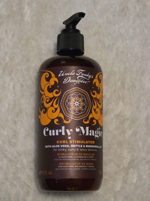 Uncle Funkys Daughter Curly Magic Curl Stimulator 12 oz Defines Kinky Curly Hair