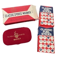 Vintage hand Warmer 1968 Classic Sports Warmer W/ 2 Boxes NFL Classic Fuel Stick