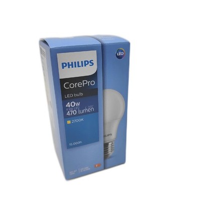 Philips LED Lampe Beleuchtung Corepro E27 Birne matt sehr warmweiß 40 Watt Ersat