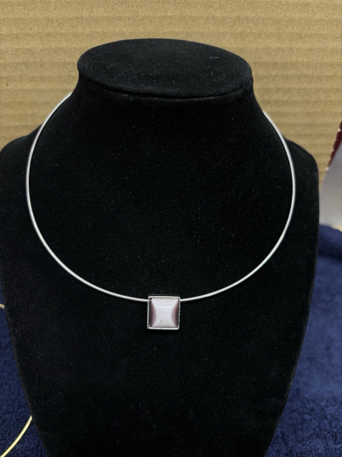 Estate Find Lot Of Choker Style Necklaces X 6.  1- ROMAN Pendant