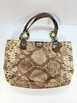 バッグ COACH Y2K Signature Python Tote Bag BR s-l400.jpg