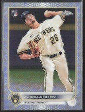 Aaron Ashby 2022 Topps Chrome Logofractor Edition #91 Milwaukee Brewers