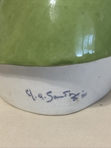 EM Sandoz Theodore Haviland Limoges Porcelain Art Deco Monkey (Head Only) Green - Picture 7 of 9