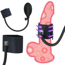 Men Male Inflatable Penis Extender Stretcher Sleeve Pump Enhancer Enlarger Train