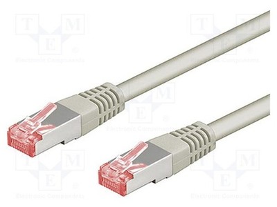 Line 6 RJ45-Stecker,beiderseitig S/FTP Cu Patch cord LSZH
