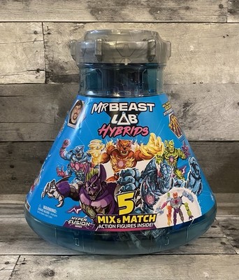 Mr Beast Lab Hybrids Mega Pack Includes 5 Mix & Match Action Figures Toys ~ New