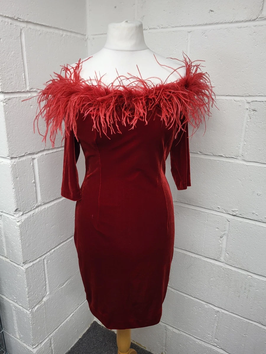 Red Velvet Dresses for Women for sale | eBay UK