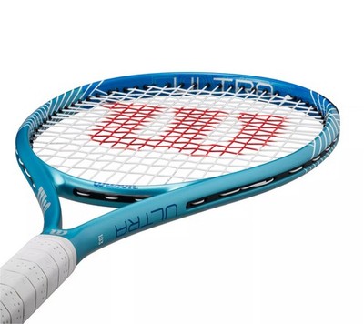 103 Wilson Ultra Power Grip   Tennis Racquet Light Blue Racket 4 3/8'' NWT  