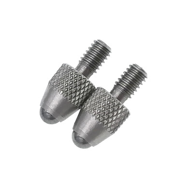 Carbide Ball Contact Points for Dial Indicators, #4-48 Thread Shank