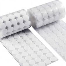 Self Adhesive Dots, Strong Adhesive 1000Pcs 0.59" Diameter Sticky Back Nylon Dot