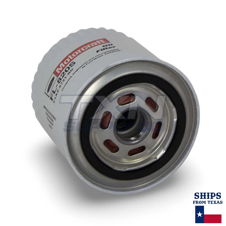 Paquete de 6 filtros de aceite de motor Motorcraft FL-820-S FL820S F1AZ-6731-BD Foto 2 de 3