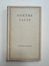 Wolfgang von Goethe Faust Eine Tragödie 1958