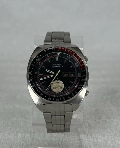 Vintage Seiko Speed-Timer 6139-6015 Stainless Steel Chronograph Wristwatch
