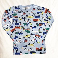 Hanna Andersson blue vehicle pajama top size 150 or US 12