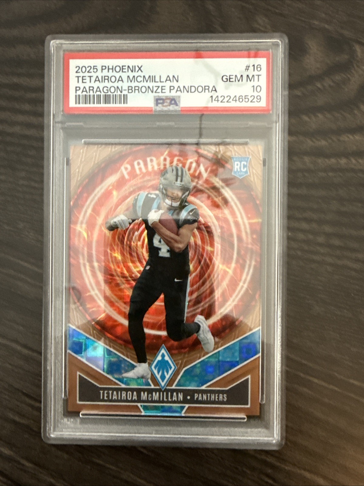 Tetairoa McMillan Panini Phoenix Paragon #16 Bronze Pandora