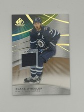 2019-20 Upper Deck SP Game Used Gold Jersey Relics Blake Wheeler #43