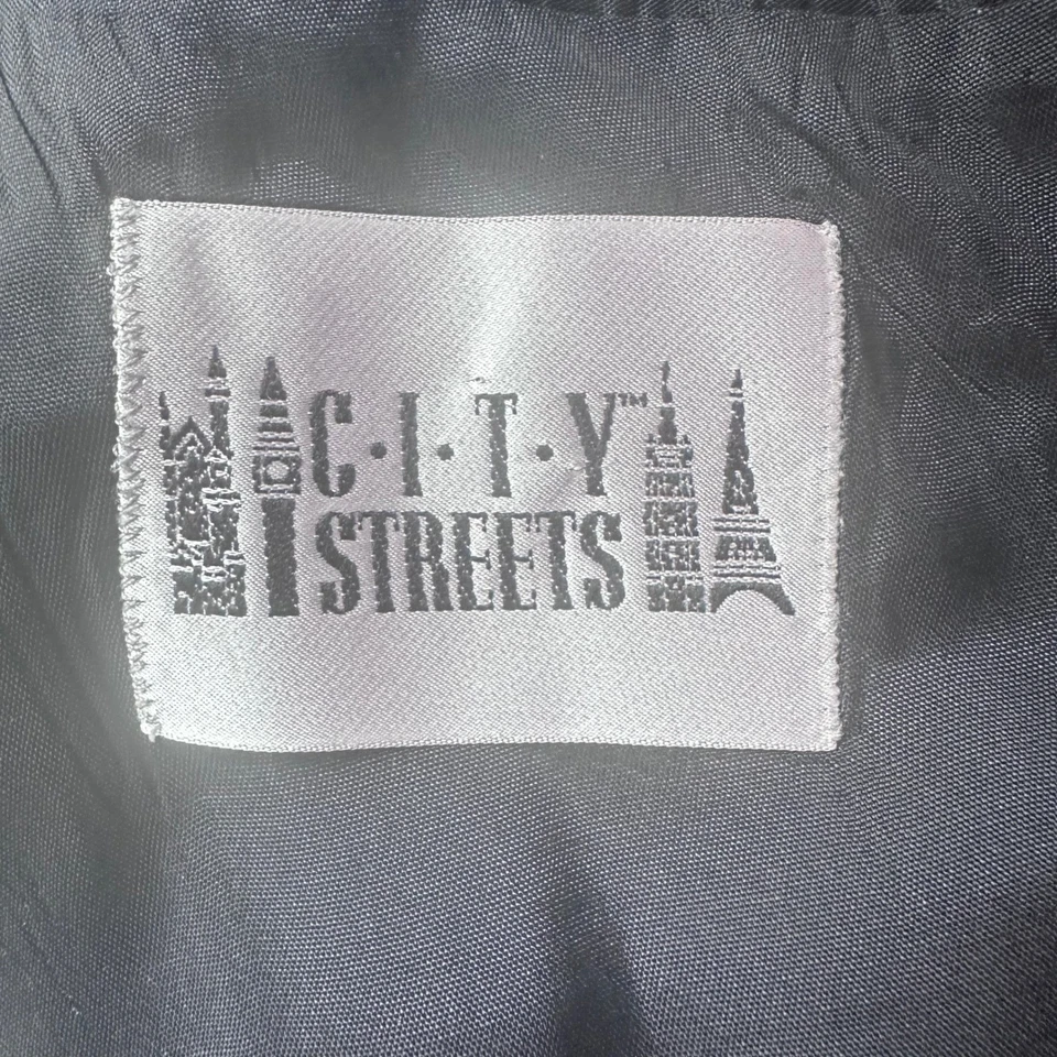 City Streets 男式灰色双排扣西装套装尺寸 W34 聚酯纤维人造丝 — 第 4/4 张图片