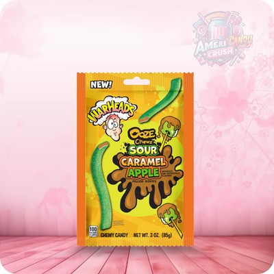 Warheads Ooze Chewz Sour Caramel Apple - 3oz (85g)