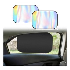 2PCS New Static Cling Car Shades for Side Windows,Foldable Cars Side Window S...