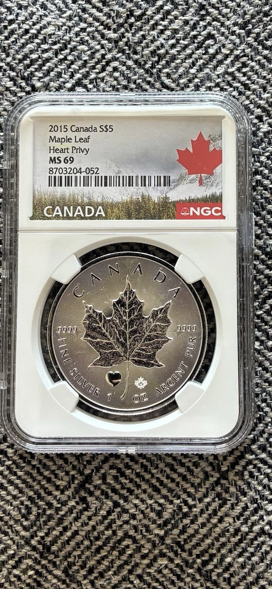 Canadian Maple Leaf MS 69 Silver Bullion Coins for sale | eBay
