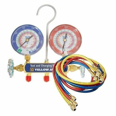 #ad #ad Yellow Jacket 42201 Series 41 Manifold w 60quot; Compact Ball Valve Hoses $221.35