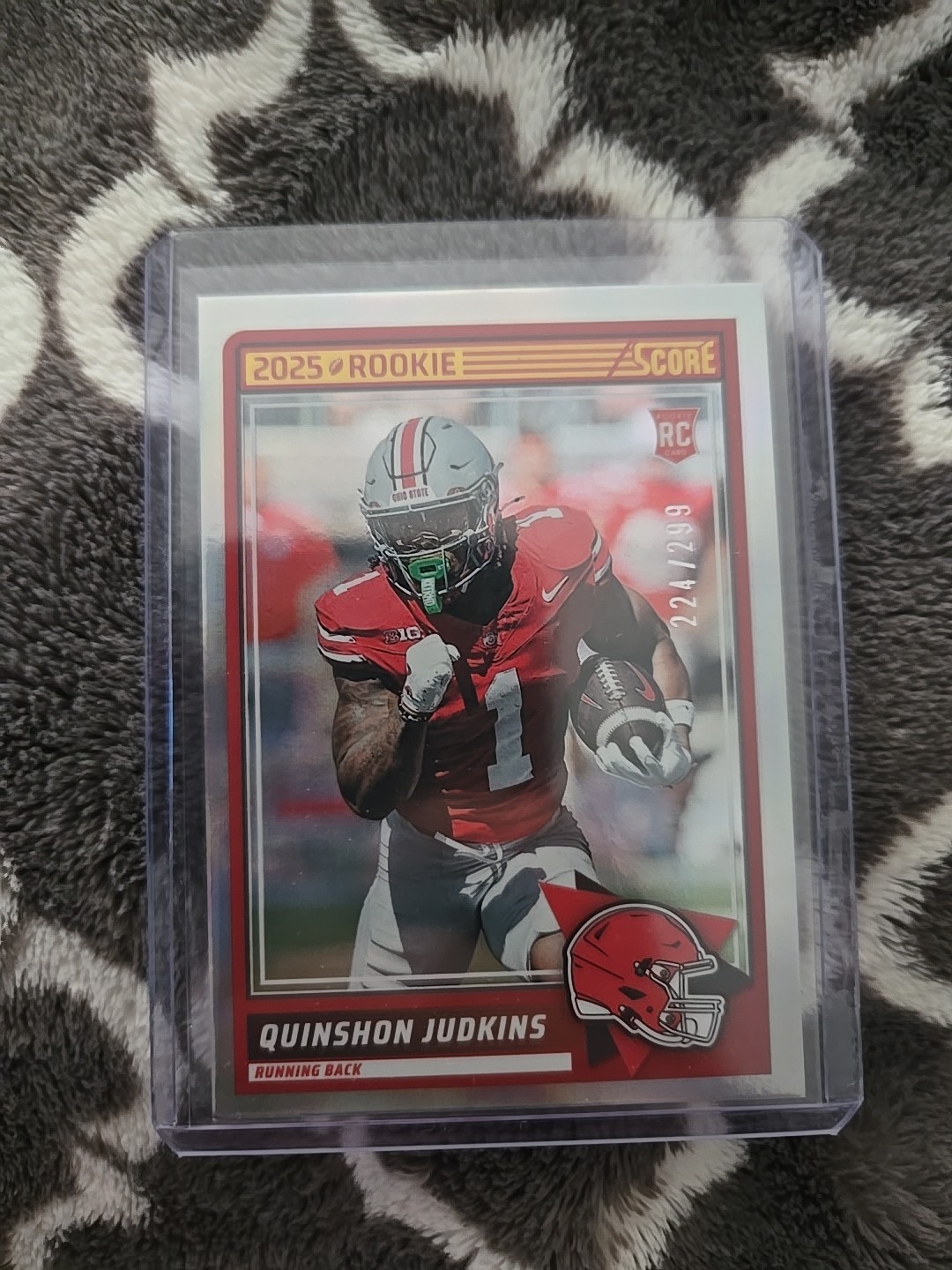 2025 Score - Rookies Quinshon Judkins #38 Circular /299 (RC)