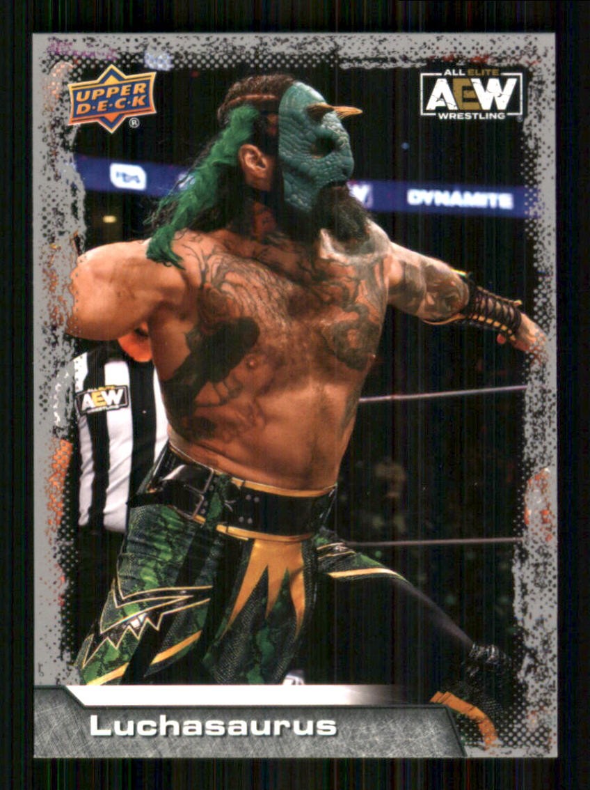 Luchasaurus 2022 Upper Deck AEW #10 76499