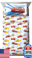 Jay Franco Kids Sheet Cartoon Set with Fitted, Flat Sheets  Pillow Cover - Ultr