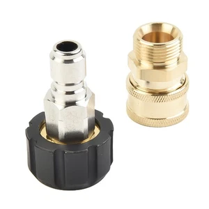 Set d'adaptateurs pour lave-pression 14mm 15mm 5000 PSI Le tuyau et la pompe d'accessoires