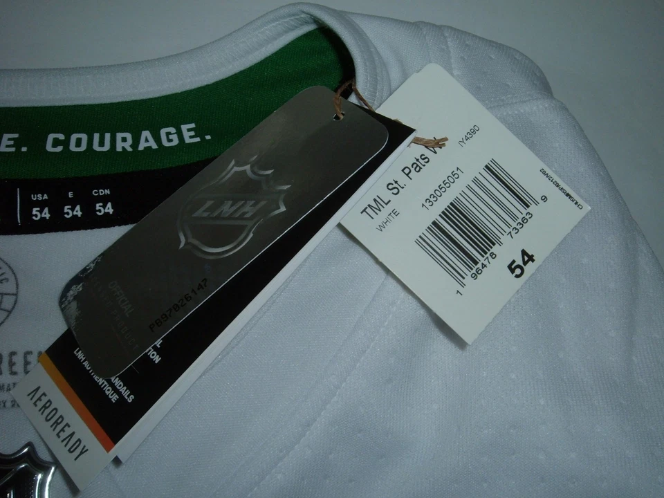 NWT-PRO-54 BLANK TORONTO ST. PATS AUTHENTIC ADIDAS HOCKEY JERSEY ** Fight Strap - Image 3 of 4