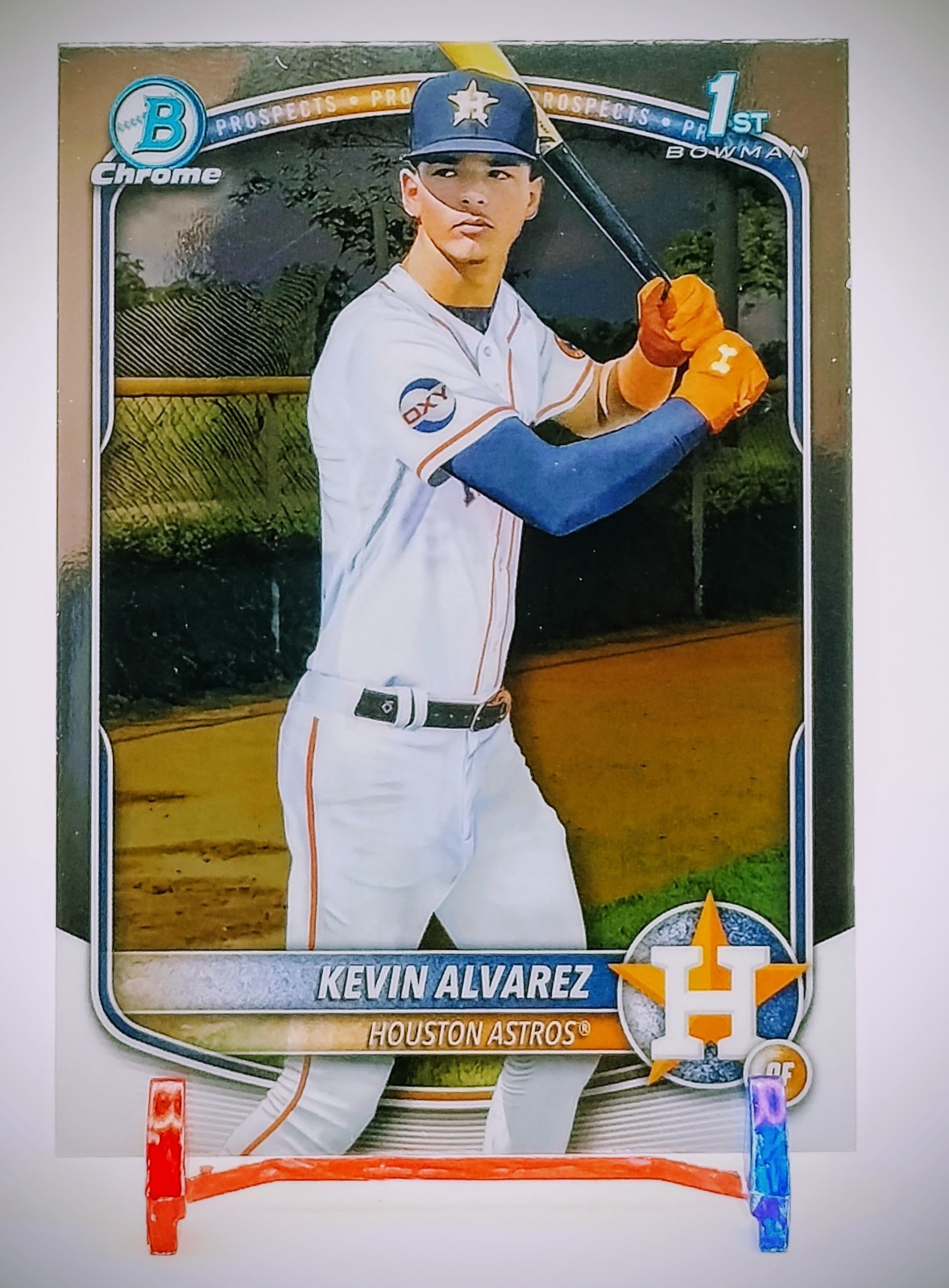 KEVIN ALVAREZ. 1st. 2025 Bowman Chrome Baseball. #BCP-227. Houston Astros.