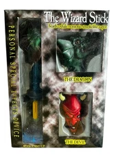 Rare Wizard Stick By Zero Toys Fog Generator Smoke FX Effect-Dragon-Devil -Witch