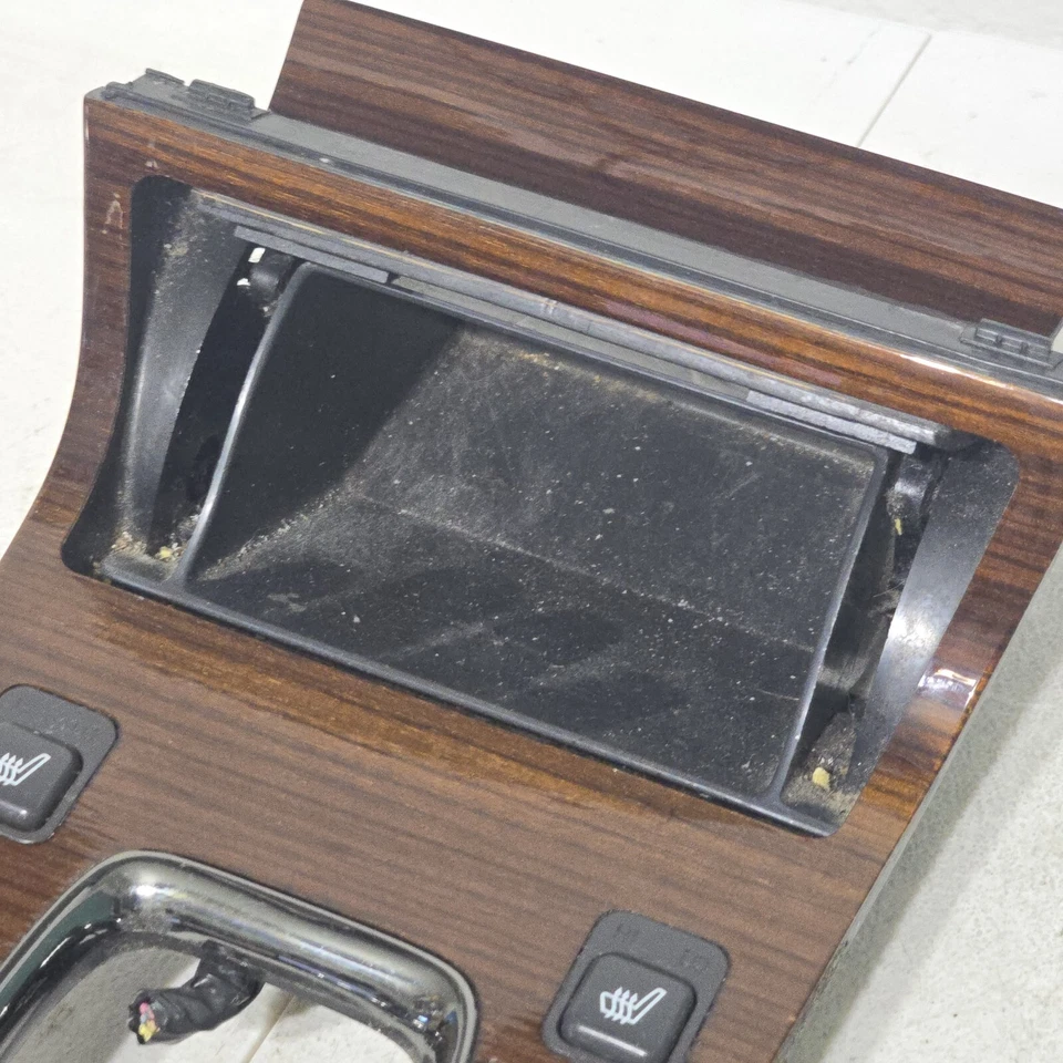 Placa de cambio de palanca de cambios Cadillac Seville 98-04 bisel consola madera grano OEM Foto 4 de 4