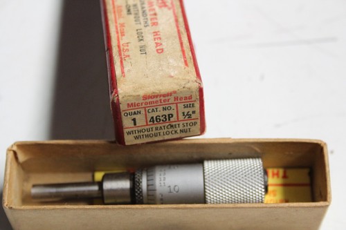 Starrett 463P Mechanical Micrometer Head 1/2 INCH -THOUSANDTHS USA - Picture 4 of 4