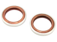 Auspuff KrüMmer Dichtung Set 2 StüCk FüR Yamaha RD 350 LC Ypvs TZR 250 1983-1990