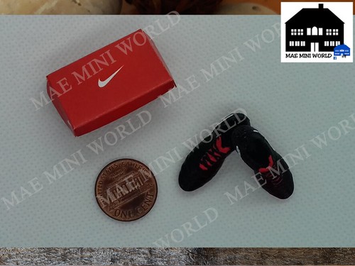 Miniature Football - Scarpe da calcio con scatola. Stivali da calcio scala 1:12 - Foto 2 di 7