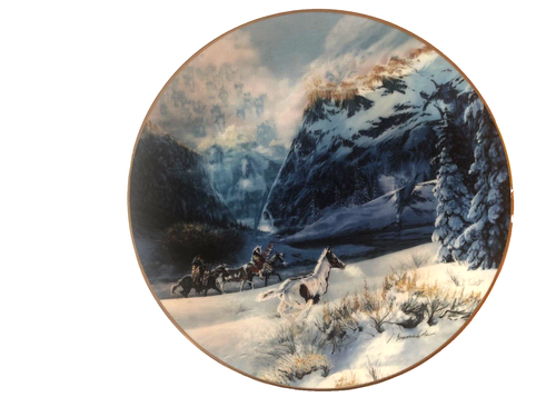 Set of 8 Collector Plates of "Touching The Spirit" , by Julie Kramer Cole 1993 - Picture 8 of 17