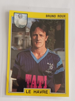 Bild Sticker Vignette Chrom Nr. 60 Bruno ROUX LE HAVRE FOOT 92 PANINI