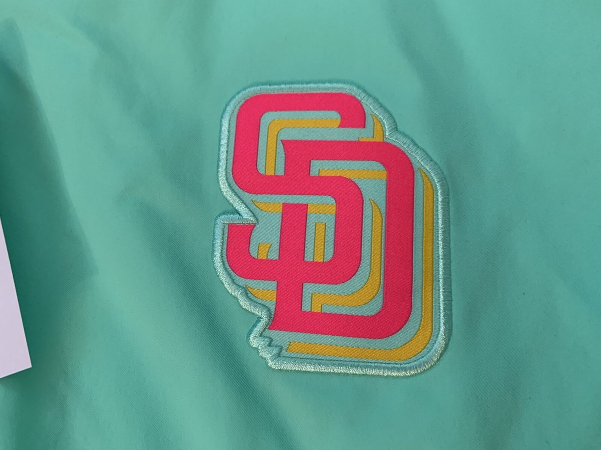 ナイキ サンディエゴ パドレス シティ コネクト ダグアウト ジャケット Men's San Diego Padres Nike Brown City Connect Dugout Full
